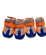 4Pcs Pet Dog Shoes Non-slip Soft Sole Breathable Mesh Adjustable Straps ... - €8,49 EUR