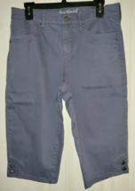 New Womens Gloria Vanderbilt All-Around Slimming Purple Denim Skimmer Size 6P - $32.68