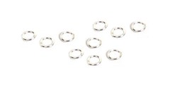 10 Open Jump Ring Sterling Silver O Ring Parts 20 Gauge FindingKing - £15.37 GBP