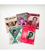 Vintage Set of 5 Music Sheets Roses Lilacs &amp; Song of the Nile - $234.02 MXN