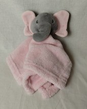 Lila &amp; Jack Baby Elephant - Pink Lovey - Terry Cloth Security Blanket - 11 Inch - £11.67 GBP