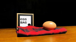 EGG BAG RED PLAID by Bacon Magic - Trick - $24.70