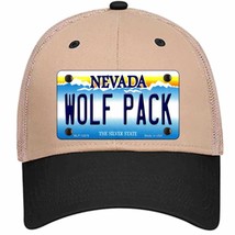 Wolf Pack Novelty Khaki Mesh License Plate Hat - £22.70 GBP