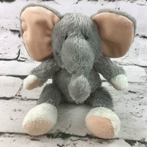 Prestige Baby Plush Elephant Gray Shaggy Sitting Stuffed Animal Comfort Toy - £9.48 GBP