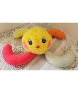 Playskool Plush Octopus Chime Stuffed Baby Toy RARE VTG 1978 Yellow Ratt... - £35.26 GBP