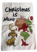 Christmas Garden Flag Grinch How the Grinch Stole Christmas Max NEW 18.5&quot;x12.5&quot; - £22.29 GBP