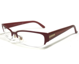 Gucci Eyeglasses Frames GG 4222 WM6 Red Monogram Logos Half Rim 53-16-140 - £166.85 GBP