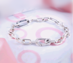 2021 Winter Release 925 Sterling Silver Me Link Pin Bracelet Only Compatible wit - £23.16 GBP+