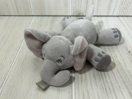 Philips Avent Soothie Snuggle Pacifier Holder small plush gray elephant baby toy - £3.94 GBP