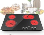 Electric Cooktop 30 Inch, Electric Stove 4 Burner Built-In Electric Cook... - $463.99
