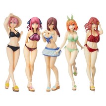 The Quintessential Quintuplets 7&quot; Figure Hot Bikini Set Bundle Miku Nino Ichika+ - £78.97 GBP