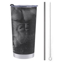 Mondxflaur Muscle Man Steel Thermal Mug Thermos with Straw for Coffee - $20.98