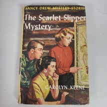 Vintage 1954 Nancy Drew The Scarlet Slipper Mystery #32 - $5.90