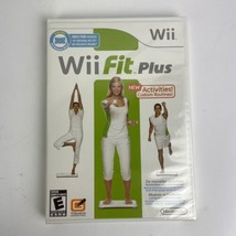 NEW Wii Fit Plus Game : Balance Board Compatible Fitness Yoga Workout SEALED - £13.29 GBP