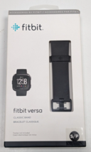 NEW Fitbit Versa Classic Band Black Size Small S/P - £9.45 GBP