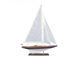 Wooden William Fife Model Sailboat Decoration 35&quot;&quot; - £138.72 GBP