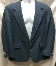 Haggar Mens Sz 44 Suit Coat Jacket Blazer 2 Button 2 Pocket - $24.75