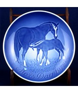 Bing &amp; Grondahl B&amp;G Mother&#39;s Day Plate 1972 Horse Mare Foal w Orig Box - $13.70 CAD