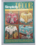 Vintage Simplicity Decor Designer Table Toppers Sewing Booket Craft #033... - £7.38 GBP