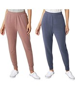 Eddie Bauer Womens 2 Pack Fleece Lounge Joggers XS,  Twilight Mauve/Nigh... - $26.99