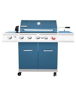 Ga5403B 5-Burner Bbq Cabinet Style Propane Gas Grill With Rotisserie Kit... - $779.99