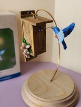 Hallmark Keepsake Spring Ornament 2000 Eastern Blue Bird #1 Cake Topper MIB - $12.23