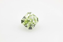 Real 0.72ct Natural Loose Fancy Light Green Yellow Diamond Color GIA Radiant VS1 - £4,853.18 GBP