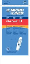 Home Care Products 450650 Dirt Devil Type D MicroLined Vacuum Cleaner Ba... - $18.92