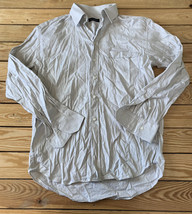 canali Men’s Button up Check shirt size 41/16 beige C2 - £17.17 GBP