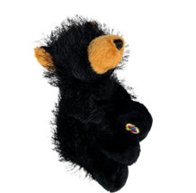Ganz Webkinz Black Bear 8&quot; Fuzzy Stuffed Animal Plush Toy NO Code HM004 - £7.58 GBP