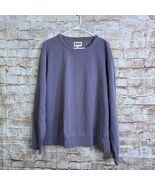 Pact Organic Cotton Crewneck Essential Sweatshirt in Lavender Size XL - $690.10 MXN
