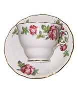 Vintage Footed Teacup &amp; Saucer Set Colclough Pink Rose Floral Bone China... - $23.76