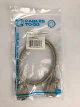 Cables To Go GTG 03044 6&#39; F/F Null Modem Serial Cable NEW  *FAST FREE SH... - £7.58 GBP