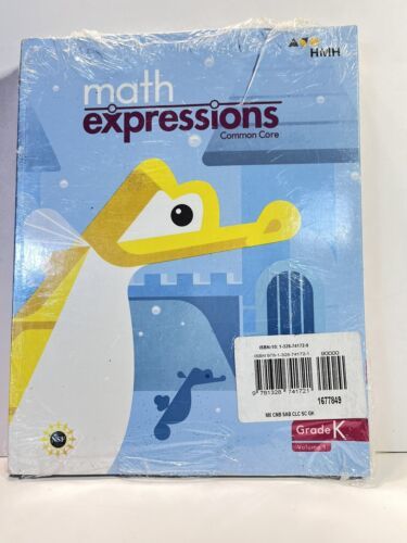 HMH Math Expressions Grade K Volume 1 &amp; 2 New - $20.00