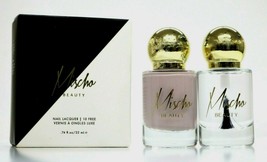 NEW! Mischo Beauty Nail Lacquer Polish Duo in Unbothered &amp; Top Coat - Full Size - £11.71 GBP