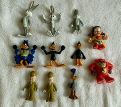 11 Warner Bros Bugs Bunny Daffy Duck Elmer Fudd Taz Road Runner PVC Figu... - £35.48 GBP