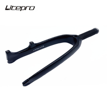 Litepro Elite Folding Bike K3 PLUS Carbon Fiber Front Fork Modify 14/16 Inch 349 - £81.73 GBP