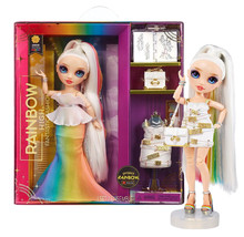 Rainbow High Fantastic Fashion Amaya Raine 12&quot; Doll with Clothing &amp; Stand NIP - £29.17 GBP