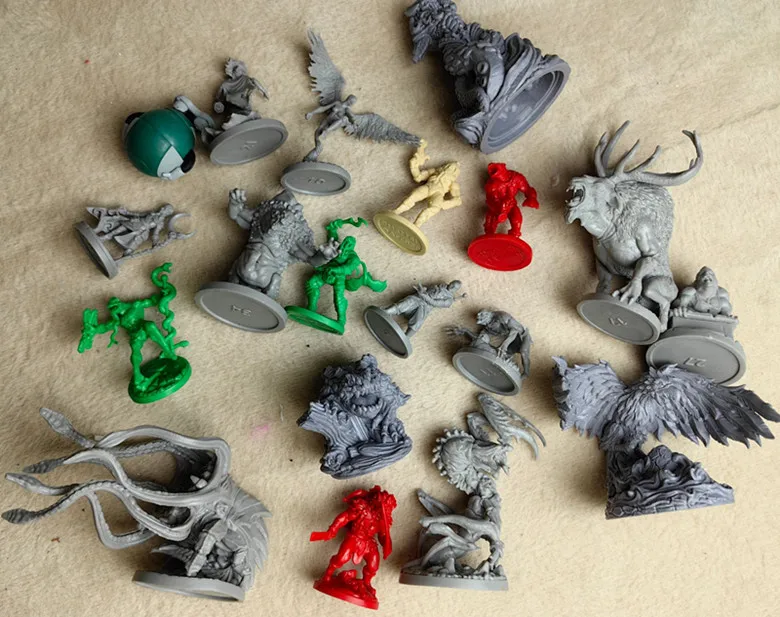 5pcsLot Monster Warriors Heroes Board Game Miniatures Green Horde Elemen... - £15.44 GBP