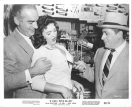 A Date With Death 1959 original 8x10 photo Liz Renay gets knife held to chest  - £19.59 GBP