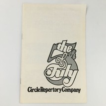 1978 Circle Repertory Company The 5th of July Jeff Daniels Jonathan Hogan - £60.67 GBP