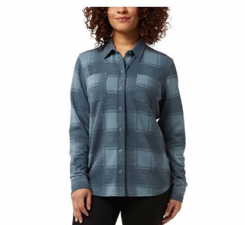 Primary image for *32 Degrees Ladies' Cozy Knit Button-Up Shirt