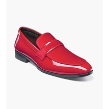Stacy Adams Spratley Moc Toe Saddle Slip On Dress Shoes Red 25686-600 image 14