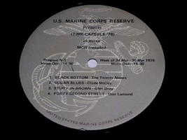 U.S. Marine Corps Reserve Time Capsule &#39;76 Record Album LP Proram N-4 VG+/VG++ - £18.77 GBP