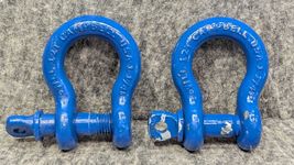 3 New Campbell Multi Purpose Blue Anchor Shackle Tool 1-1/4" 12 Ton WLL ... - $49.99
