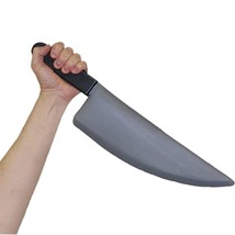 20-in Oversized Giant Butcher Knife Cleaver Costume Horror Prop Larp Fake Weapon - £7.12 GBP