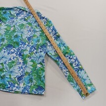 Apple Seed's RN#76915 Women's 10P Multicolor Floral Button Front Denim Jacket image 9