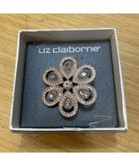 NEW Liz Claiborne Rose Gold Tone Brooch Fashion Jewelry Art Deco  KG JD - €8,56 EUR