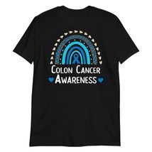 Blue Rainbow for Colon Cancer Awareness T-Shirt - £15.23 GBP+