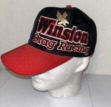Vintage NHRA Winston Drag Racing Adult OSFA Kudzu Snapback Hat Cap Hot R... - $24.65